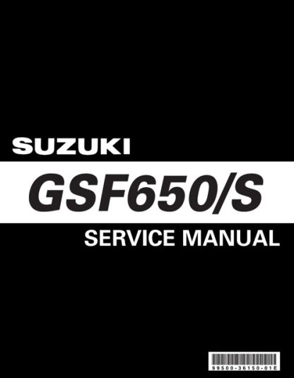 2005 Suzuki GSF650,GSF650S Service Manual