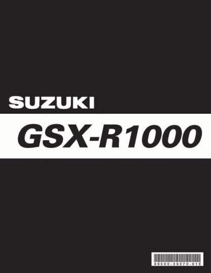 2005 Suzuki GSX-R1000 Service Manual
