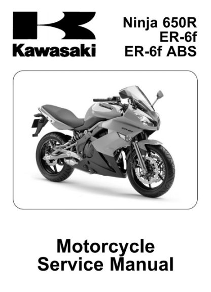 2009-2011 Kawasaki Ninja 650R ER-6F ABS Service Manual