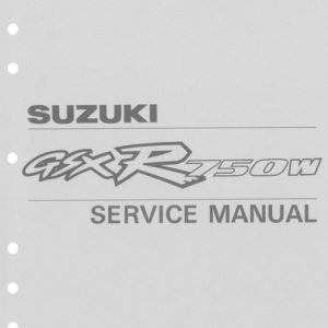 1993-1995 Suzuki GSX-R750, GSXR750 Service Manual