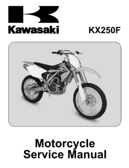 2004 Kawasaki KX250F Service Repair Manual