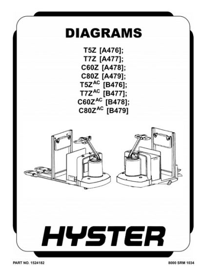 Hyster B477 (T7ZAC) Forklift Service Manual