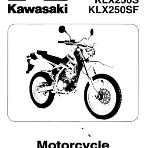 2009 Kawasaki KLX250S, KLX250SF Service Manual