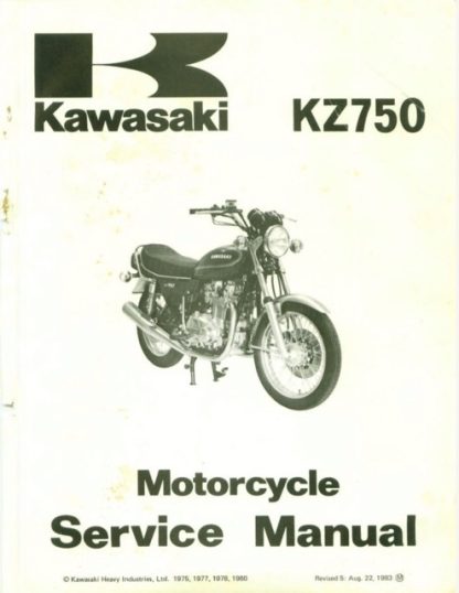 Kawasaki KZ750 Service Repair Manual 1975-1980