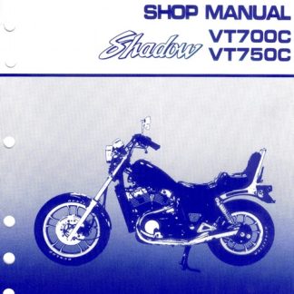 1983-1985 Honda VT700C ,VT750C Shadow Service Manual