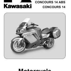 2008 Kawasaki 1400GTR Concours14 ABS Concours14 Service Manual