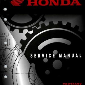 2008-2009 Honda TRX700XX ATV Service Manual
