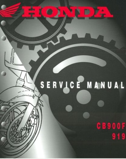 2002-2003 Honda CB900F 919 Service Manual