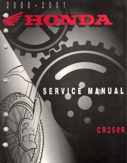 2000 -2001 Honda CR250R Service Manual