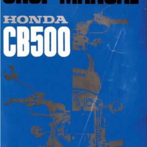 1971 Honda CB500 Four Service Repair Manual