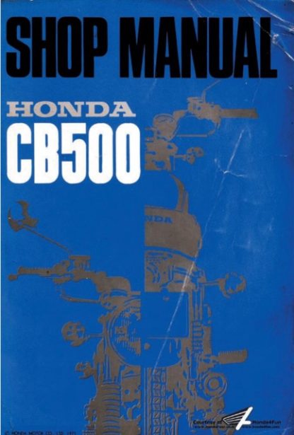 1971 Honda CB500 Four Service Repair Manual