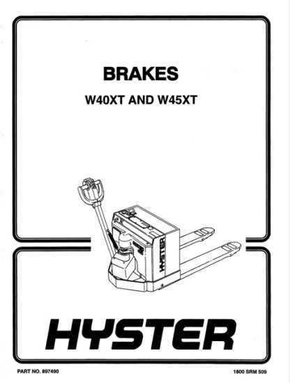 Hyster B215 (W45XT) Forklift Service Manual