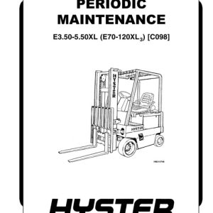 Hyster C098 Forklift Service Repair Manual