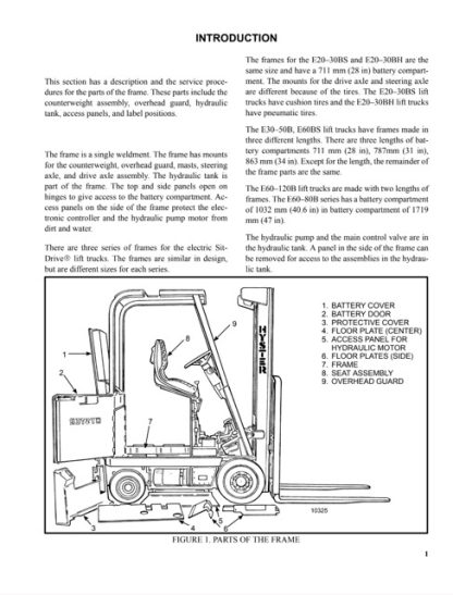 Hyster B108 Forklift Service Manual