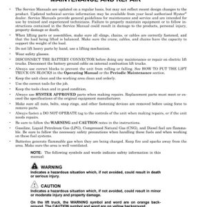 Hyster D264 (N45ZR2, N35ZDR2) Forklift Service Manual